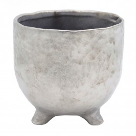 Osłonka ceramiczna Ø 8 cm SILVER na nóżkach